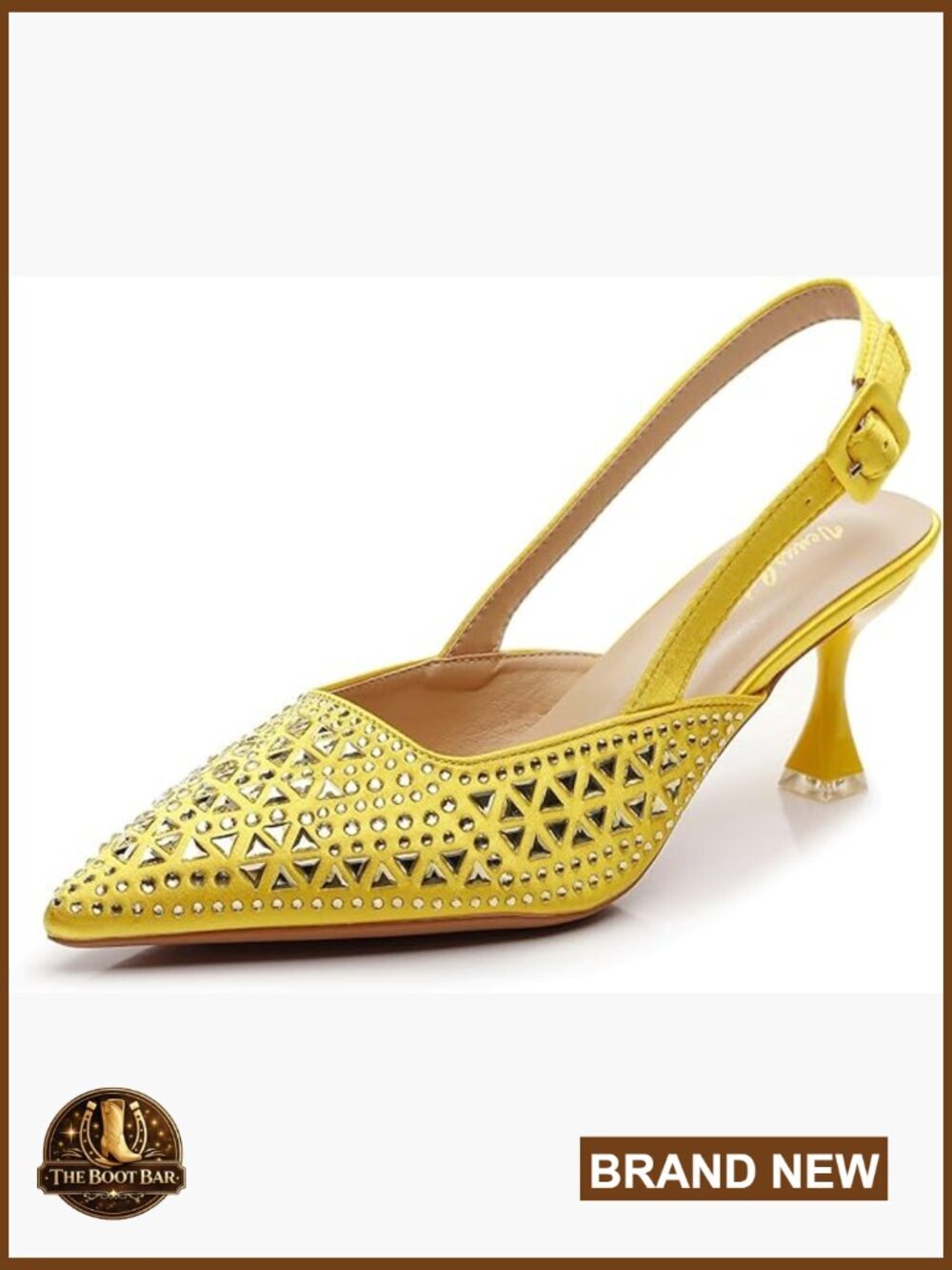 Slingback Pump Shoes 2.5 Inch Heel Latex Insole Versatile Dress